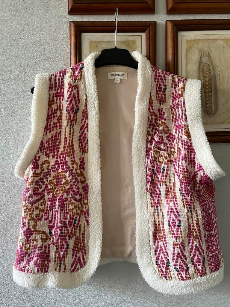 My Jewellery gilet in roze tinten, maat M, zo goed als nieuw, Kleding | Dames, Bodywarmers, Ophalen of Verzenden, Zo goed als nieuw
