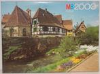 Puzzel 2000 stukjes afbeelding Vakwerkhuizen merk MB, Ophalen of Verzenden, Meer dan 1500 stukjes, Zo goed als nieuw, Legpuzzel