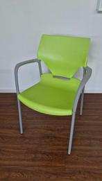 8st Groene stoel, Huis en Inrichting, Stoelen, Ophalen, Overige kleuren, Zo goed als nieuw, Metaal