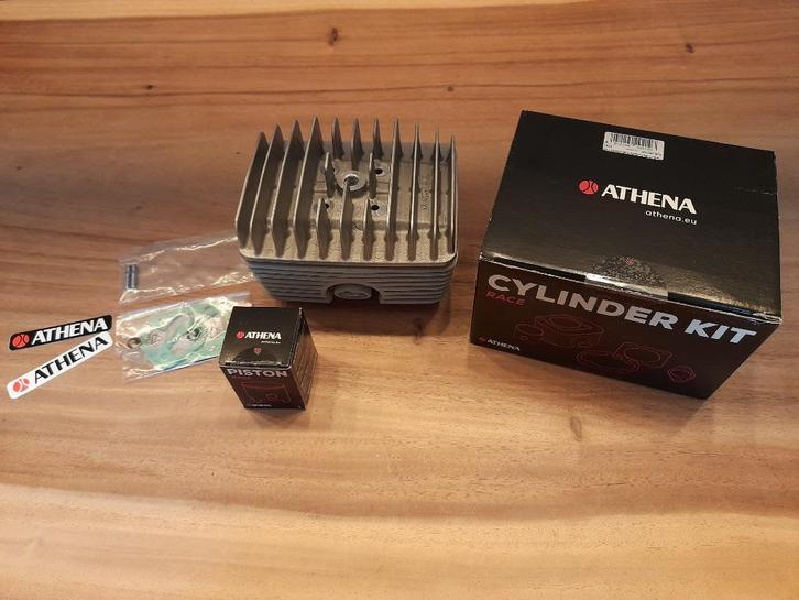 Nieuwe Athena 70cc supertherm 6 poorts cilinderset incl kop!, Fietsen en Brommers, Brommeronderdelen | Zundapp, Nieuw, Cilinder