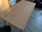 Tafel op metalen poten, Huis en Inrichting, Ophalen, Zo goed als nieuw, Rond, 50 tot 100 cm