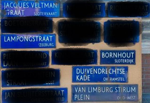 Emaille straatnaamborden Amsterdam, Verzamelen, Merken en Reclamevoorwerpen, Gebruikt, Reclamebord, Ophalen of Verzenden