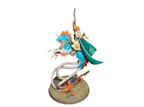 Warhammer AOS Idoneth Deepkin Volturnos High King of Deep, Hobby en Vrije tijd, Wargaming, Zo goed als nieuw, Warhammer, Figuurtje(s)