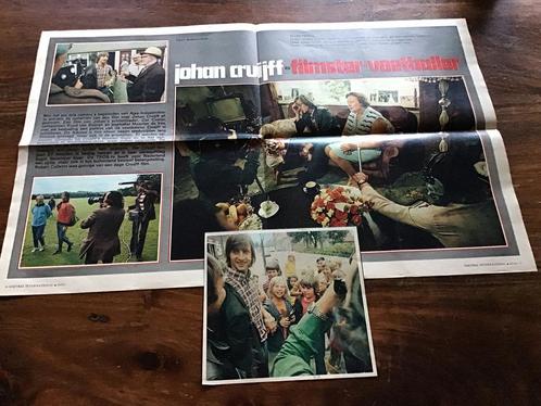 Voetbal artikel Johan Cruijff filmster voetballer 1972, Verzamelen, Sportartikelen en Voetbal, Gebruikt, Ajax, Ophalen of Verzenden