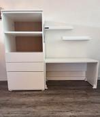Ikea kast, bureau en planken (ook apart af te nemen), Huis en Inrichting, Kasten | Wandmeubels, 25 tot 50 cm, Minder dan 150 cm