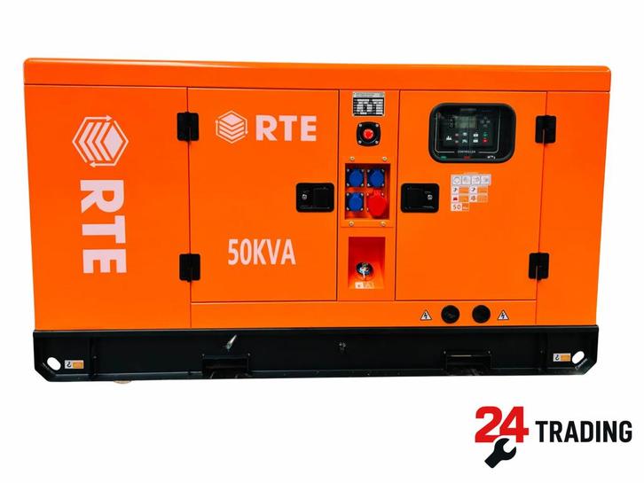 RTE 50 kVA Noodstroomaggregaat – Type 7121 – Bouwjaar 2025, Doe-het-zelf en Verbouw, Aggregaten, Nieuw, Dieselolie, 30 kVA of meer