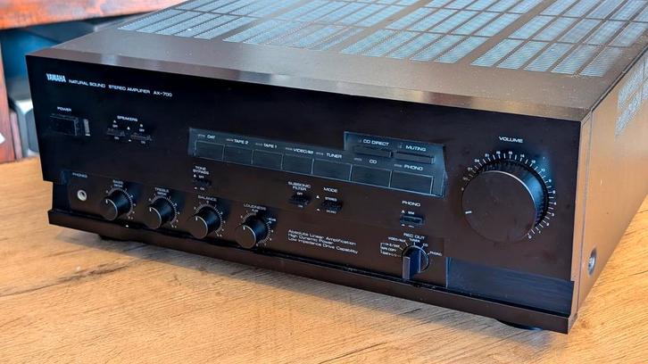 YAMAHA AX-700 • GARANTIE • 2 X 110W • PHONO • STEREO •, Audio, Tv en Foto, Versterkers en Receivers, Refurbished, Stereo, 120 watt of meer