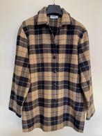 jasje van antraciet-camel geruite wolmix fleece van Bardehle, Kleding | Dames, Maat 38/40 (M), Overige kleuren, Ophalen of Verzenden