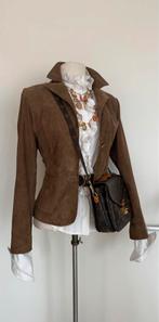 Scapa maat 38 suéde chocolade kleurige blazer, Ophalen of Verzenden