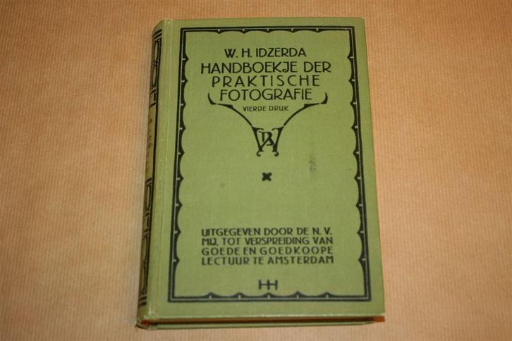 Handboekje der praktische fotografie - Idzerda 1928 !!, Boeken, Kunst en Cultuur | Fotografie en Design, Gelezen, Fotografen, Ophalen of Verzenden