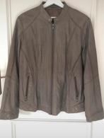 Erg mooi leren jasje van Saki Sweden / maat L, Kleding | Dames, Ophalen of Verzenden, Zo goed als nieuw, Bruin, Jasje