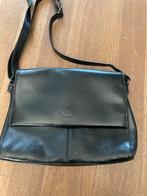 Zwarte Leren Schoudertas Centaur, Ophalen of Verzenden, Gebruikt, Zwart, Schoudertasje