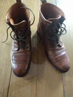 Cognac leren motorschoenen laarsjes halfhoog helsons maat 42, Motoren, Kleding | Motorkleding, Ophalen of Verzenden, Tweedehands