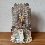 Antiek Religieus Communie Diorama, Papiersnijwerk, Jaren 20, Ophalen of Verzenden