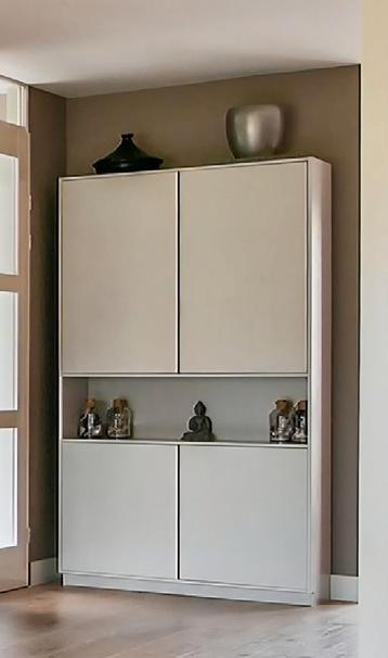 WOOOD Finca opbergkast, grenen, grijs 210x110x40 beschikbaar voor biedingen
