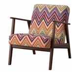 Missoni Home - Loungestoel met Missoni design kussens, Ophalen, Minder dan 75 cm, Nieuw, Stof