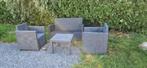 Tuinset, Tuin en Terras, Ophalen, 4 zitplaatsen, Kunststof, Gebruikt