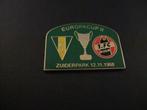 ADO Den Haag Europacup II voetbal ,1. FC Köln, emaille pin, Verzamelen, Speldjes, Pins en Buttons, Ophalen of Verzenden, Gebruikt