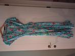 Blauwe Bindi wikkeljurk maat l/xl., Kleding | Dames, Jurken, Ophalen of Verzenden, Gedragen, Maat 46/48 (XL) of groter, Blauw