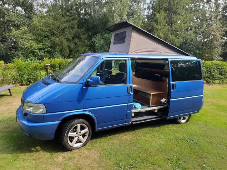 VW Caravelle  camper automaat, airco, standkachel, Caravans en Kamperen, Campers, Particulier, tot en met 2, Buscamper of Camperbus