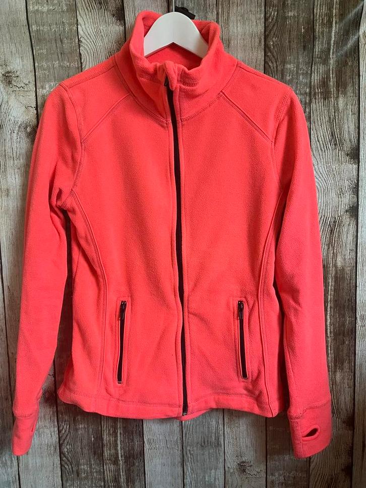 HEMA sportief fel roze fleecevest (Maat M), Kleding | Dames, Truien en Vesten, Gedragen, Maat 38/40 (M), Roze, Verzenden