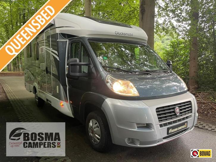 Dethleffs Glucksmobil 69 T Queensbed 2x Airco 77000 km 2014, Caravans en Kamperen, Campers, Bedrijf, tot en met 3, Half-integraal