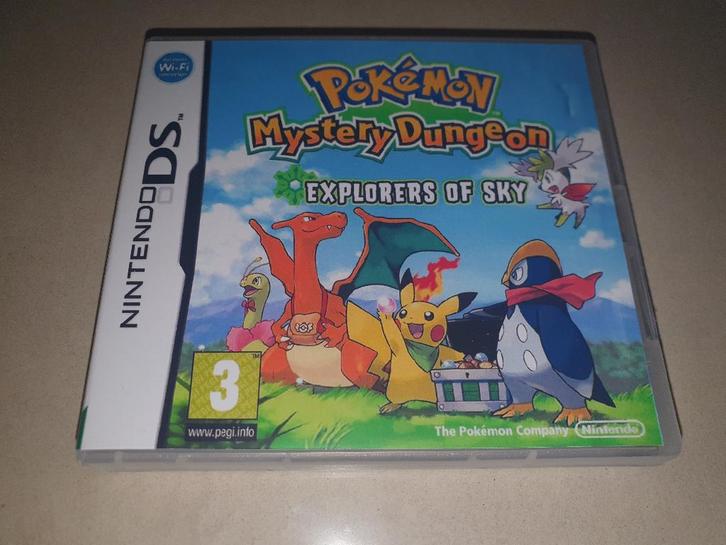 Pokemon Mystery Dungeon Explorers of Sky DS Game Case, Spelcomputers en Games, Games | Nintendo DS, Zo goed als nieuw, Avontuur en Actie