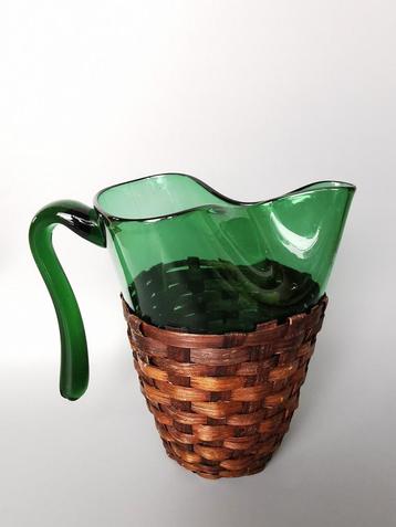 Empoli Verde Mid Century waterkan wijn kan Italy  beschikbaar voor biedingen