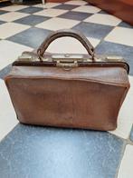 Vintage Lederen Dokterstas, Ophalen of Verzenden, Gebruikt, Bruin, Handtas