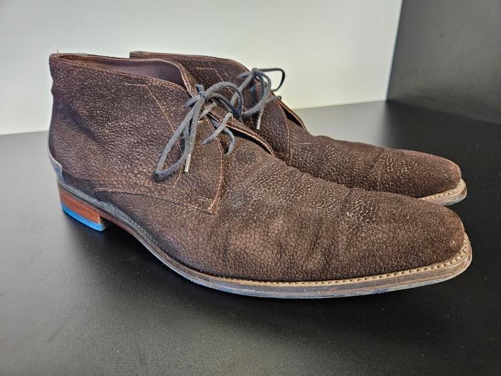 Floris van Bommel nette donkerbruine halfhoge veterschoen, Kleding | Heren, Schoenen, Gedragen, Veterschoenen, Bruin, Ophalen of Verzenden