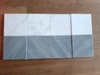 Marmeren tegels - wit en grijs, Doe-het-zelf en Verbouw, Ophalen, Wandtegels, Nieuw, Minder dan 20 cm