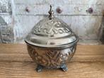 Zilverkleurige sweetsbowl Marrakesh - Antieke schaal Ø13 cm, Ophalen of Verzenden