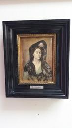 Emaïlle Schilderij <> PORTRET Madame B. Canals door PICASSO, Ophalen of Verzenden