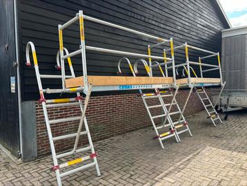 Euroscaffold schoorsteensteiger / daksteiger 2 kanten beschikbaar voor biedingen