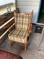 Eiken arm stoel ., Huis en Inrichting, Fauteuils, Ophalen, Zo goed als nieuw, 75 tot 100 cm