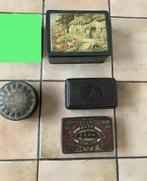 Vier échte oude blikken - mooi!, Verzamelen, Ophalen of Verzenden, Gebruikt, Overige, Overige merken