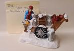 D3, kar met melkbussen, kerstdorp, Ophalen of Verzenden, Zo goed als nieuw
