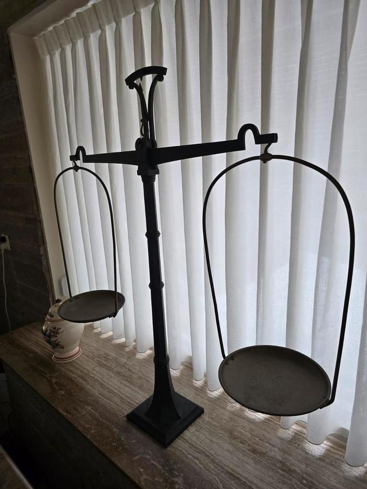 Antieke Bakkers Weegschaal - Gietijzer & Koper, Antiek en Kunst, Antiek | Gereedschap en Instrumenten, Ophalen