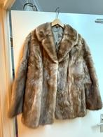 Echte bontjas, Kleding | Dames, Jassen | Winter, Ophalen of Verzenden, Zo goed als nieuw, Maat 38/40 (M), Bruin