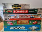 Trivial Pursuit, Stapelwoord, Scrabble,  Bankroet, Monopoly, Hobby en Vrije tijd, Gezelschapsspellen | Bordspellen, Drie of vier spelers