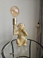 Light & Living tafellamp gouden aap, Ophalen, Zo goed als nieuw, Minder dan 50 cm