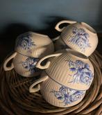 6 prachtige vintage koffiekopjes uit Frankrijk., Ophalen of Verzenden