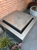 RVS Watertafel 100x100 + Pomp, Ophalen, Gebruikt, Rvs, Waterornament