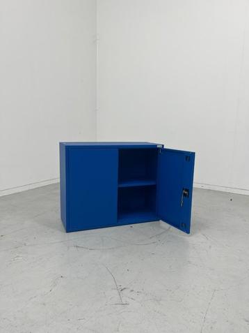 Archiefkast draaideur - 1 legbord - blauw - PovagTweedeLeven beschikbaar voor biedingen