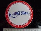 sticker windsurf vereniging 't jonge schild steendam logo, Verzamelen, Stickers, Verzenden, Zo goed als nieuw, Bedrijf of Vereniging