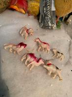 Vintage Celluloid Dieren Set, Ophalen of Verzenden