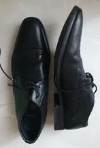 Zwarte Clarks leren veterschoenen - Maat 43, Zwart, Clarks, Ophalen of Verzenden, Gedragen