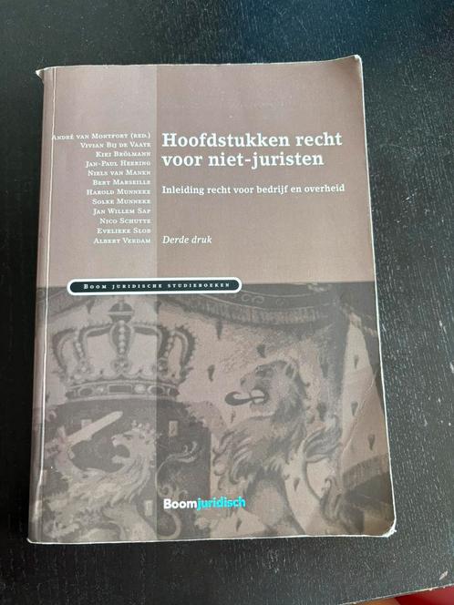 Hoofdstukken recht voor niet-juristen, Boeken, Wetenschap, Zo goed als nieuw, Ophalen of Verzenden