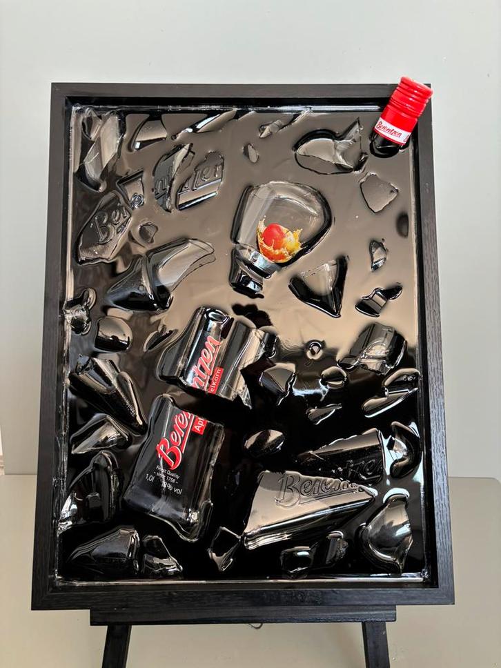 Apfelkorn Epoxy schilderij, Antiek en Kunst, Kunst | Schilderijen | Modern, Ophalen of Verzenden