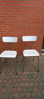 Vintage stoeltjes, Huis en Inrichting, Stoelen, Overige materialen, Twee, Gebruikt, Vintage